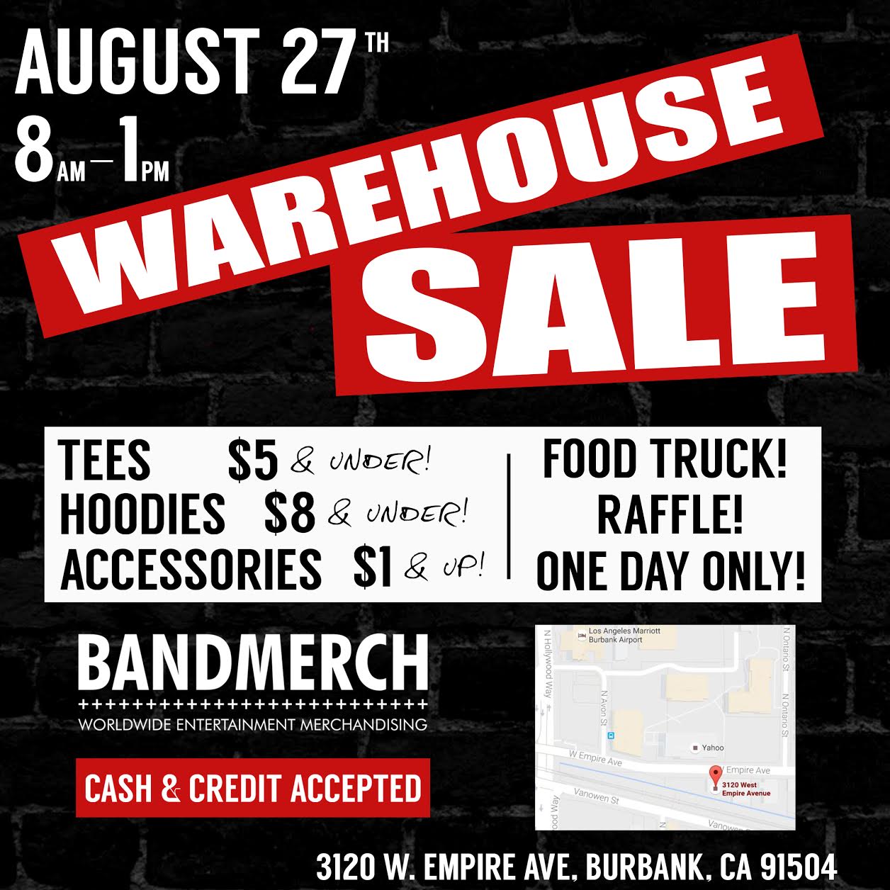 Warehouse Sale At BandMerch | Burbank Real Estate For Sale | Realtor Glenn Shelhamer Los Angeles CA