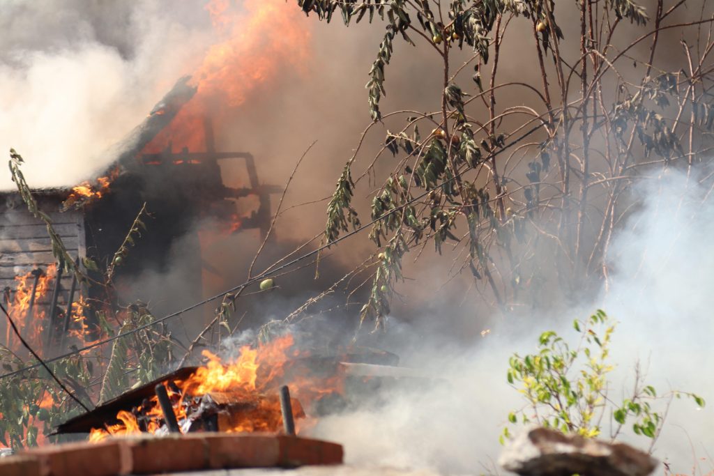 Residential Fire Breaks Out in N Ave 53 Highland Park, Highland Park House Fire, Homes on Fir Highland Park Los Angeles