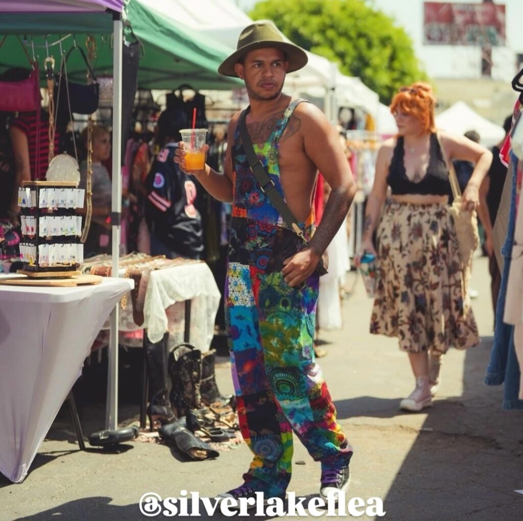 @silverlakeflea Silverlake Flea Market Fashionable Shopper with unique jewelry