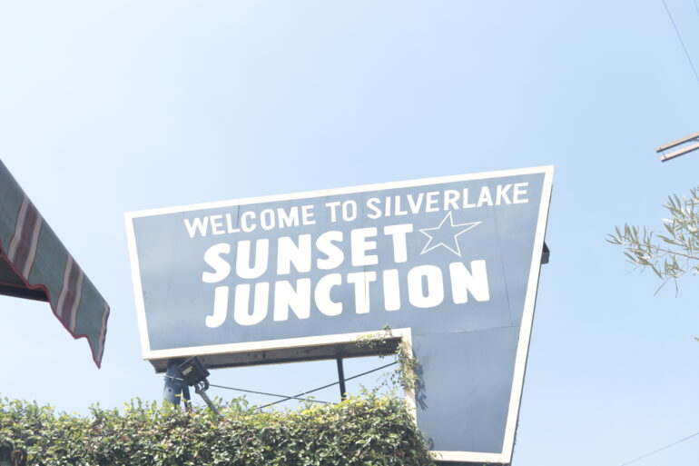 Sunset Junction sign