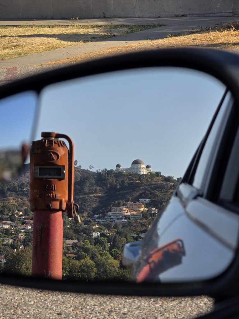 side view mirror Observatory Los Feliz