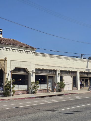 Outside The Dunsmore restaurant in Glassell Park considered one of California's best restaurants in the state.