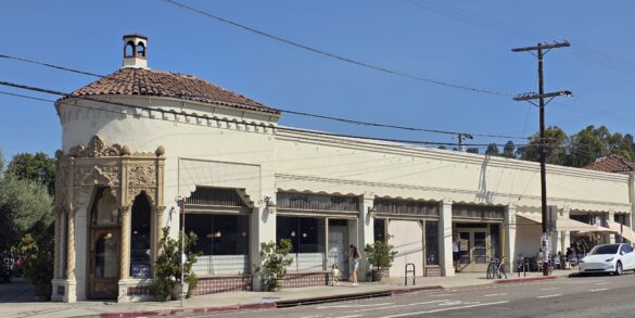 Outside The Dunsmore restaurant in Glassell Park considered one of California's best restaurants in the state.
