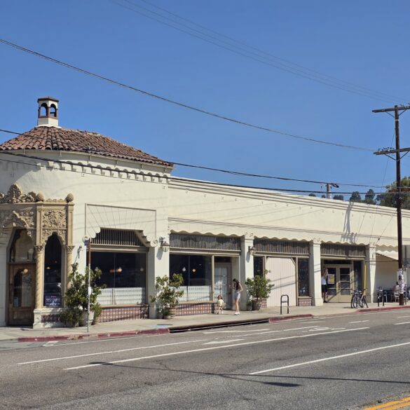 Outside The Dunsmore restaurant in Glassell Park considered one of California's best restaurants in the state.